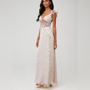 For Love And Lemons Estelle Maxi Dress